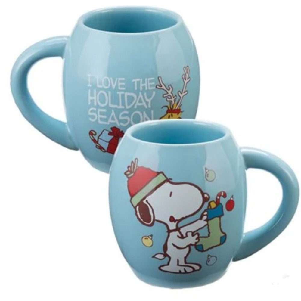 Peanuts Snoopy & Woodstock “I Love the Holiday Season” Christmas Mug